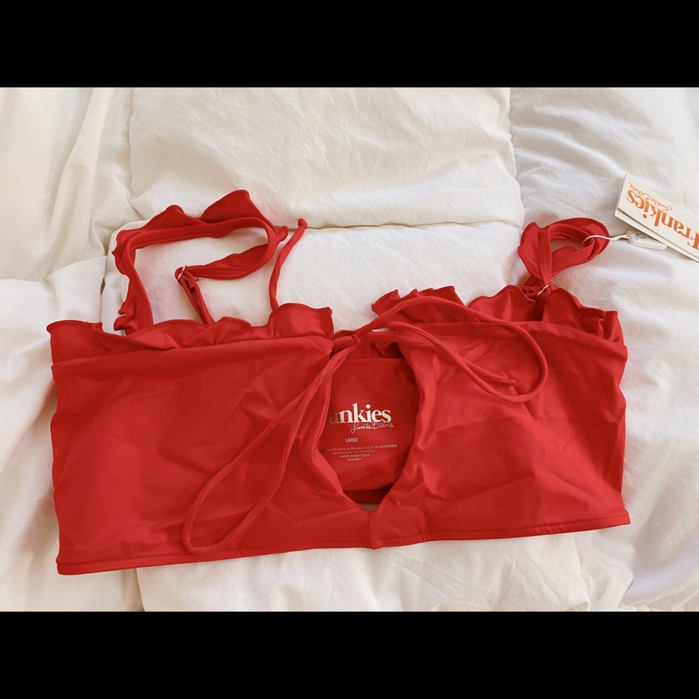 Frankies Bikinis red top